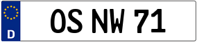 Truck License Plate